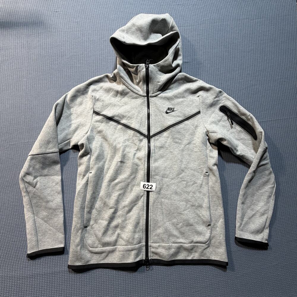 NIKE SWOOSH Men Sz M Gray Hoodie  Brand New